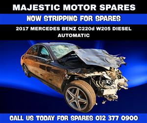 2017 Mercedes Benz C220d W205 Diesel Automatic Stripping for Spares 