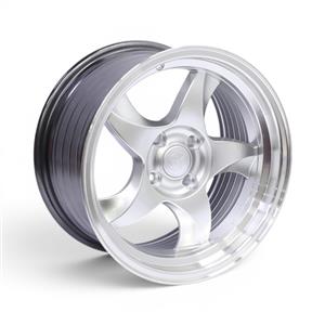 15″ M8944 4×100 Hyper Silver Alloy Wheels