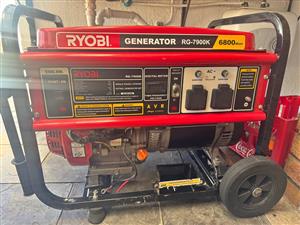 Ryobi Petrol Generator 7500W 4-Stroke Key-start RG - 7900K– Make an Offer