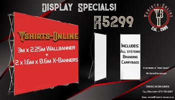 BANNERWALL + X-BANNERS SPECIAL