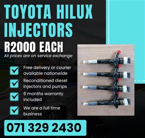 TOYOTA HILUX INJECTORS FOR SALE WITH WARRANTY INCLUDED 