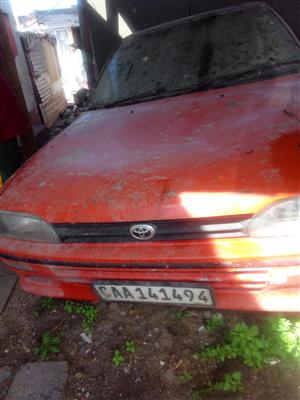 Toyota bubble braking up for spares 