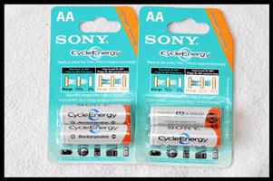 Sony Rechargeable AA Batteries 4600mAh