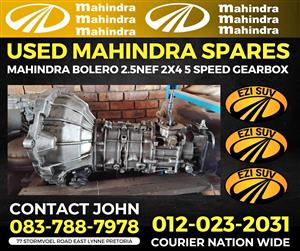 Mahindra Used Spares Bolero 2.5L NEF 2X4 SPEED GEARBOX For Sale