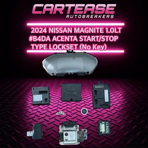 2024 NISSAN MAGNITE 1.0 #B4DA ACENTA START/STOP TYPE LOCKSET (NO KEY) FOR SALE 