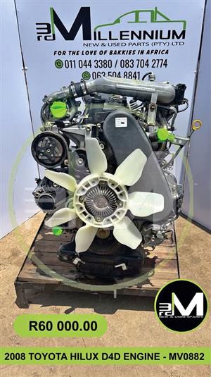 2008 TOYOTA HILUX D4D ENGINE - MV0882