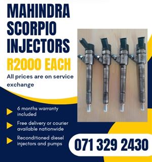 MAHINDRA SCORPIO INJECTORS FOR SALE WITH WARRANTY 