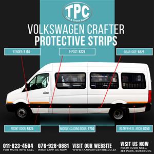  Volkswagen Crafter Protective Strips for sale. Get them while stocks last.