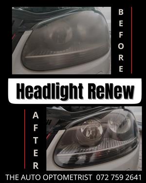 Headlight Restoration and Protection 