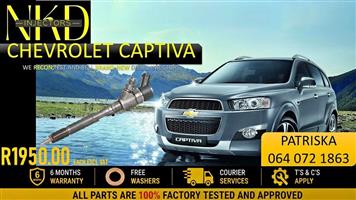 CHEVROLET CAPTIVA - 6 MONTHS GUARANTEE ON INJECTORS 