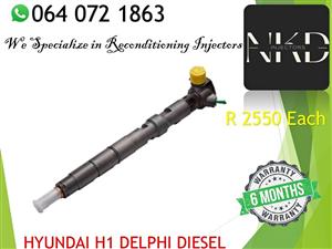 HYUNDAI H1 DELPHI DIESEL INJECTOR FOR SALE OR SERVICE EXCHANGE OR TO RECON