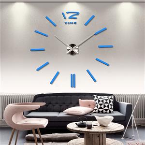Modern DIY Large 3D Wall Clock (Home Decor) 
