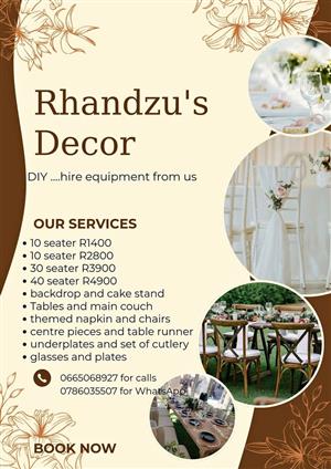Decor for hire