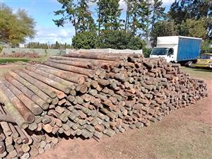 2.4m class4 repurpose creasote treated poles