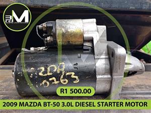 2009 MAZDA BT 50 3.0L DIESEL STARTER MOTOR MV0763
