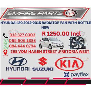 HYUNDAI i20 2012-2015 RADIATOR FAN WITH BOTTLE NEW FOR SALE*