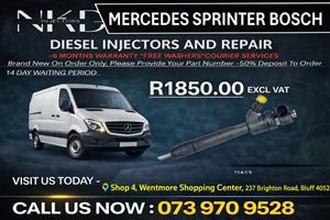 Mercedes Sprinter Bosch Diesel injectors 