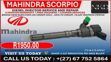 Mahindra Scorpio Diesel Injectors on Recondition