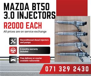 MAZDA BT50 3.0 INJECTORS FOR SALE WITH WARRANTY 