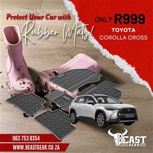 ( IN STOCK ) RUBBER MATS TOYOTA COROLLA CROSS