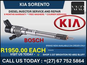 Kia Sorento Bosch Diesel injectors on Recondition 