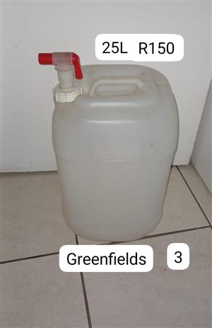 25L water bottle with spout