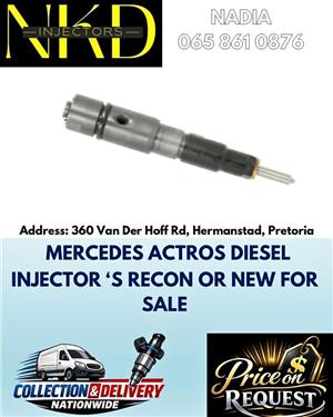 MERCEDES ACTROS DIESEL INJECTORS FOR SALE - 6 MONTHS WARRANTY