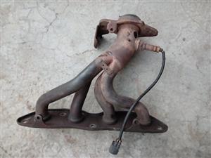 Toyota Yaris 2NZ-FE Exhaust Manifold With Oxygen Sensor