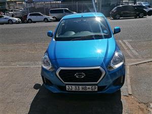 2019 Datsun Go 1.2 Automatic Hatchback with a Service book and spare key and a Nice interior seat