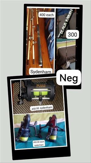 Fishing rods and reels