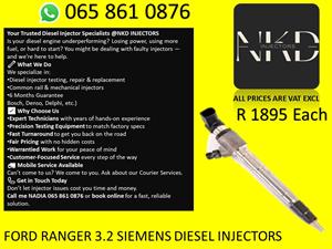 FORD RANGER 3.2 CK DIESEL INJECTORS FOR SALE OR RECON 