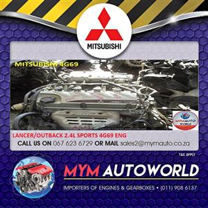 IMPORTED USED LANCER/OUTBACK 2.4L SPORTS 4G69 ENG FOR SALE AT MYM AUTOWORLD