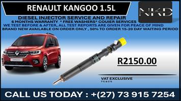 Renault Kangoo 1.5L Diesel Injectors 