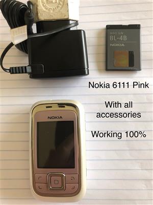Nokia 6111 phone (not a smartphone)