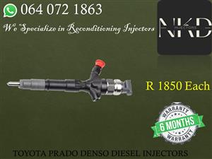 TOYOTA PRADO DENSO DIESEL INJECTORS FOR SALE