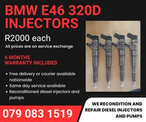 BMW E46 320D INJECTORS FOR SALE WITH WARRANTY 