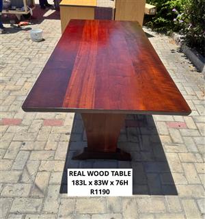 REAL IMBUIA WOOD TABLE