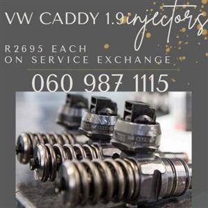 vw Caddy 1.9 diesel injectors for sale with warranty 