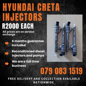 HYUNDAI CRETA INJECTORS FOR SALE WITH WARRANTY INCLUDED 