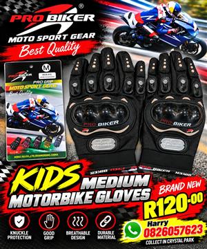 Medium Motorbike Gloves