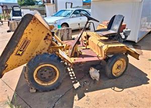 2011 Turner Morris 1000FY 4x4 dumper. (Vat Incl).Dumper in running condition. Krugersdorp, Call Jay
