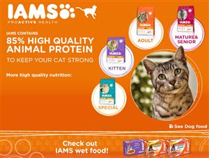 IAMS  Cat Food 