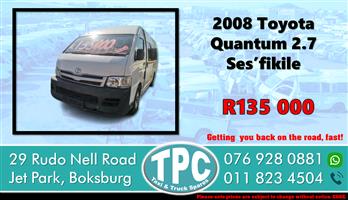 2008 Toyota Quantum 2.7 Ses'fikile - For Sale at TPC