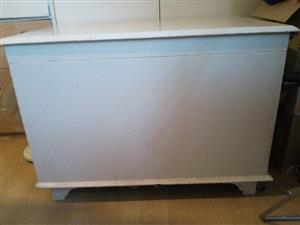 large wooden linen chest for sale