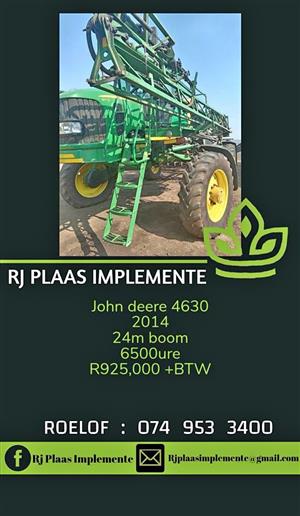 John deere 4630 Hoogloop spuit