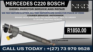 Mercedes C220 Bosch Diesel Injectors 