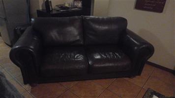Leather couches 