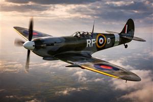 Model Spitfire with Radio Control System