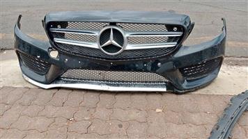 Mercedes Benz w205 front sport bumper for sell in good condition 