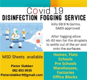 Disinfection services.